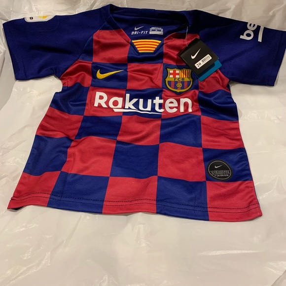 Nike Sri fit kids size 20 FC Barcelona Home Kit